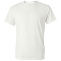 100% Cotton Promotion Round Neck White T-Shirt